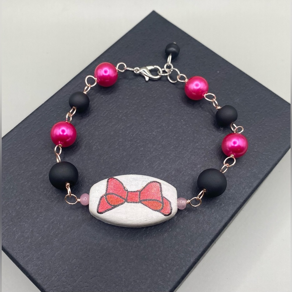 🌟2/$20 🎀🖤💕Sweet Bow Bracelet